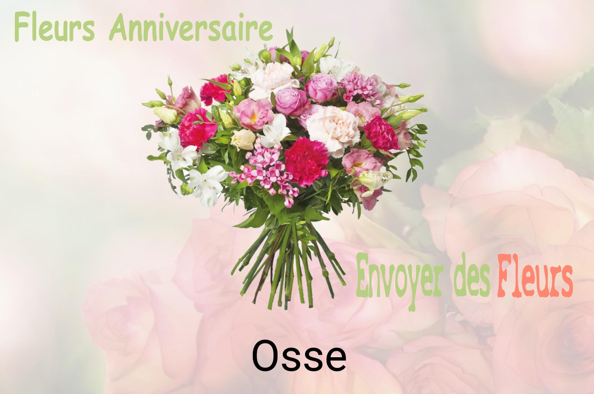 Bouquet de fleurs d’anniversaire livré à Osse